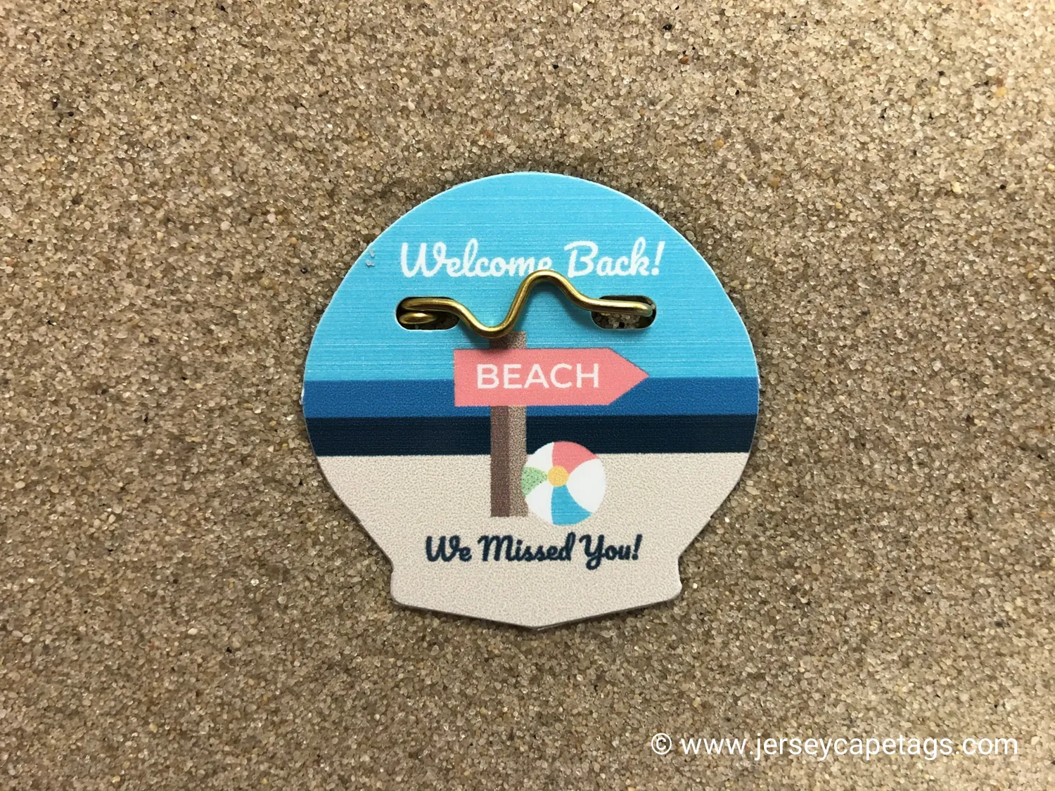 Welcome Back Beach Tags/Badges