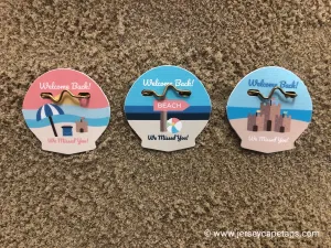 Welcome Back Beach Tags/Badges